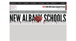 Desktop Screenshot of newalbanyschools.us